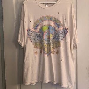 URBAN OUTFITTERS Van Halen Graphic T-shirt Dress